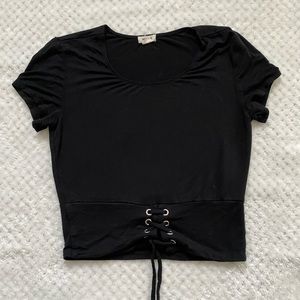Garage Cropped Corset Top